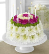 The FTD Wonderful Wishes Floral Cake