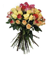 Bouquet of Multicolor Roses