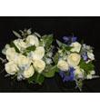 Blue & White Bridal & Maid of Honor Bouquet