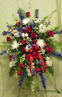 A Life Honored Easel Bouquet