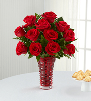 The FTD In Love with Red Roses Bouquet