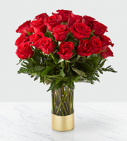 The FTD Gorgeous Red Rose Bouquet