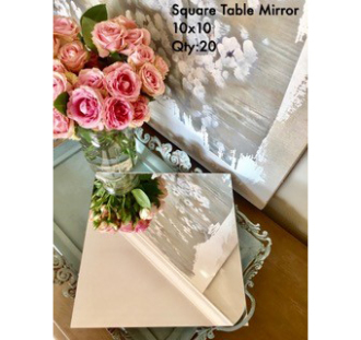 Square Table Mirror 10x10