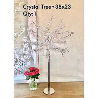 Stunning Crystal Beaded Tree 38hx23