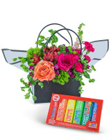 Chocolate-Covered Roses Blooming Tote Ensemble