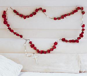 Rosary of Red Roses - by Charleston Cut Flower Co