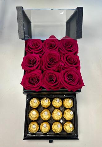 Roses & Chocolates Gift Box