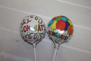 Small Congrats Balloon