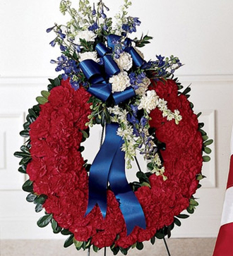 FTD All American Tribute Wreath