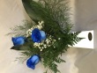 bouquet roses bleues