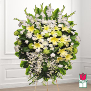 beretania florist manuka wreath honolulu hawaii funeral flower delivery 
