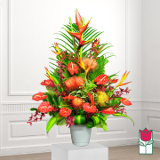 beretania florist cedar tropical arrangement 