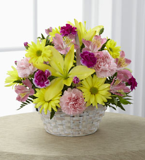 The FTD Basket of Cheer Bouquet