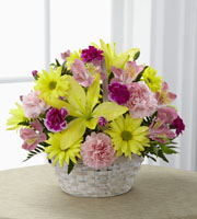 The FTD Basket of Cheer Bouquet
