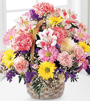 The FTD Basket Of Cheer Bouquet