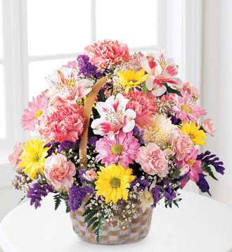 The FTD Basket Of Cheer Bouquet