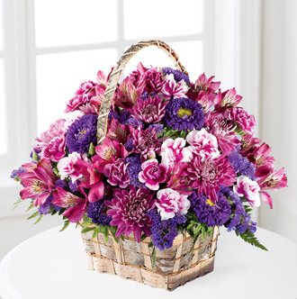 The FTD Brilliant Meadow Basket