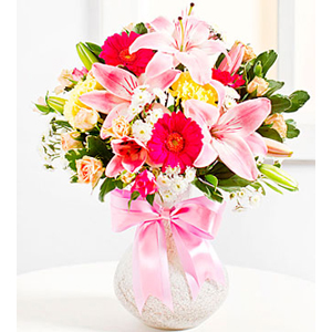 Surprise Bouquet in Pink Colors