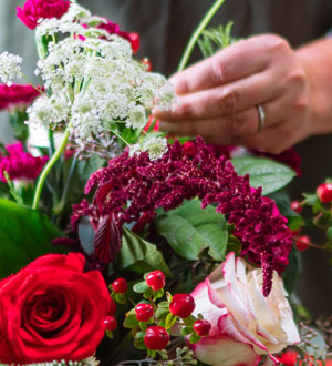 Le bouquet Inspiration des ftes du fleuriste de FTD Grand format