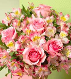 Bouquet Pays des rves en rose  - Envelopp