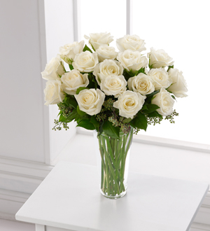 The FTD White Rose Bouquet