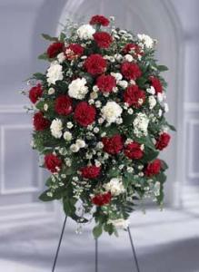 Arreglo floral sobre trípode Crimson & White™ de FTD®
