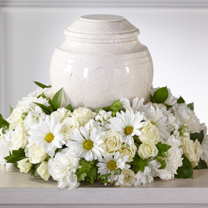 The FTD Ivory Gardens Cremation Adornment