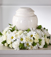 The FTD Ivory Gardens Cremation Adornment