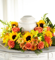 The FTD Faithful Sunflower Cremation Adornment