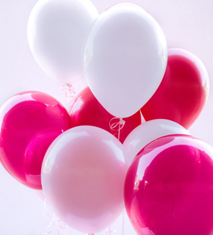 Dozen Latex Balloons Pink