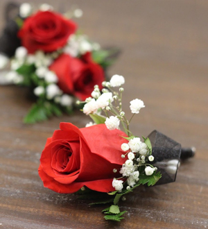 Boutonniere Red 