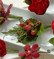 The FTD Red Berry Boutonniere