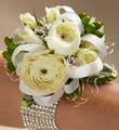 The FTD White Wedding Corsage