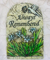ALWAYS REMEMBERED PLAQUE