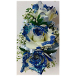 The Shimmer Blue Rose Corsage