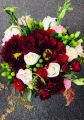 Burgendy Bliss Bridal Bouquet 