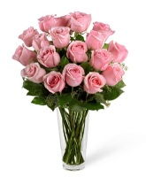 The 2 Dozen Long Stem Pink Rose Bouquet