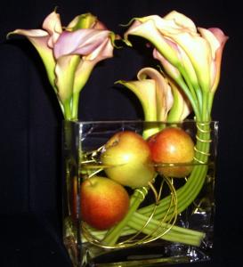 Calla Lilies and Fruit
