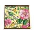 Provence Square Decoupage Wooden Tray