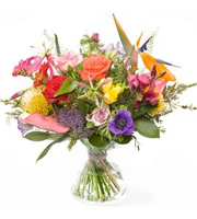 Polychrome bouquet - Exclusive Vase