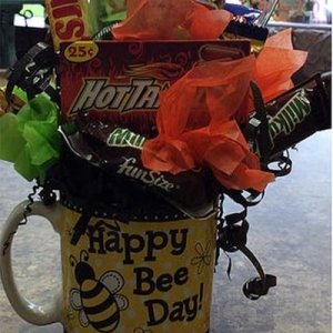 Happy BEE Day Candy Mug