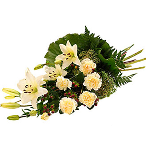 Funeral Bouquet in White