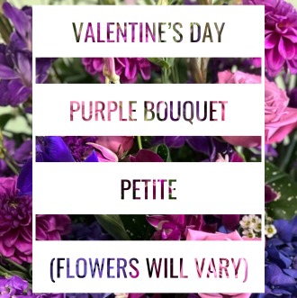Valentine’s Day PURPLE Designers Choice Bouquet