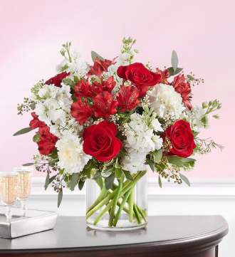 1-800-Flowers Crimson Rose Bouquet