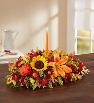 1-800-FLOWERS Fields of Europe for Fall Centerpiece