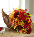 The FTD® Fall Harvest™ Cornucopia by Better Homes and Gardens® 