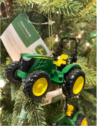 John Deere tractor ornament