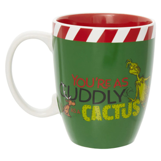 Grinch Christmas Mug Cuddly Cactus  