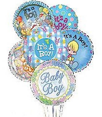 Baby Boy Mylar Balloon Bqt