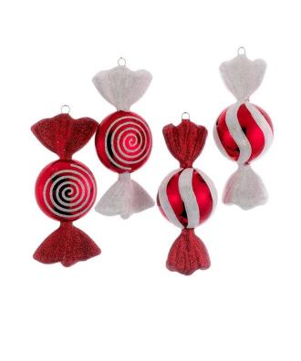 Red and White Candy Ornaments